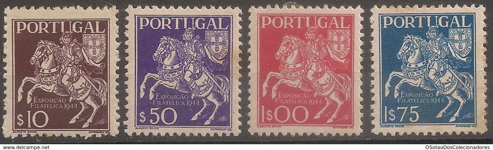 Portugal 1944 - Série Completa Exposição Filatélica Portuguesa Afinsa 636 A 639 - Set Complete - Mint MH / Neuf - Neufs