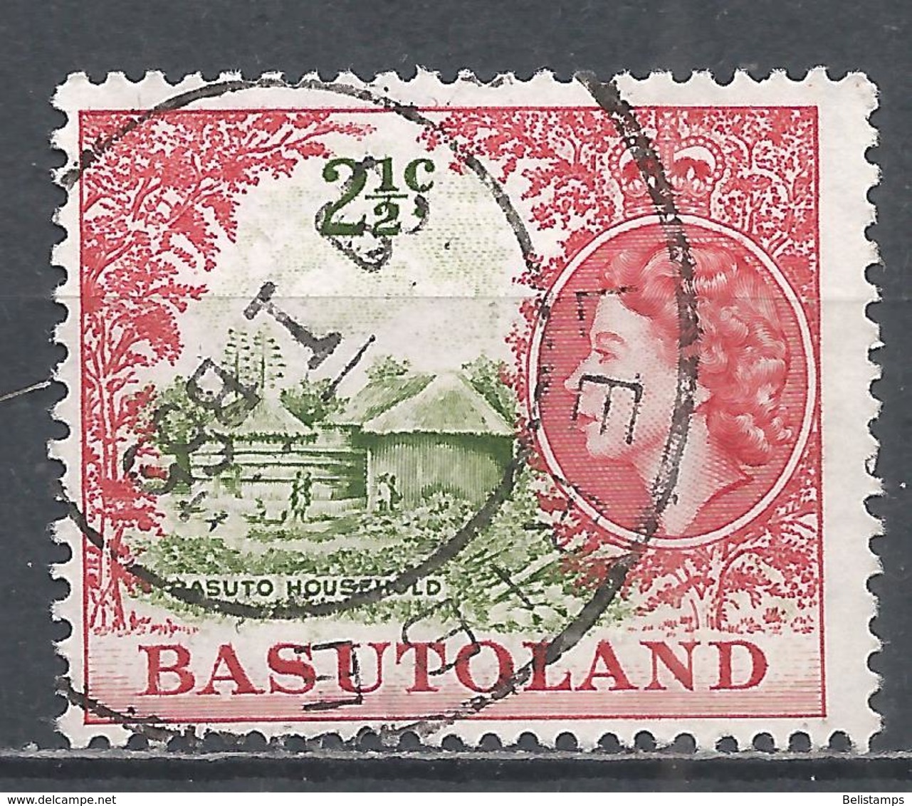 Basutoland 1961. Scott #75 (U) Basuto Household * - 1933-1964 Kronenkolonie