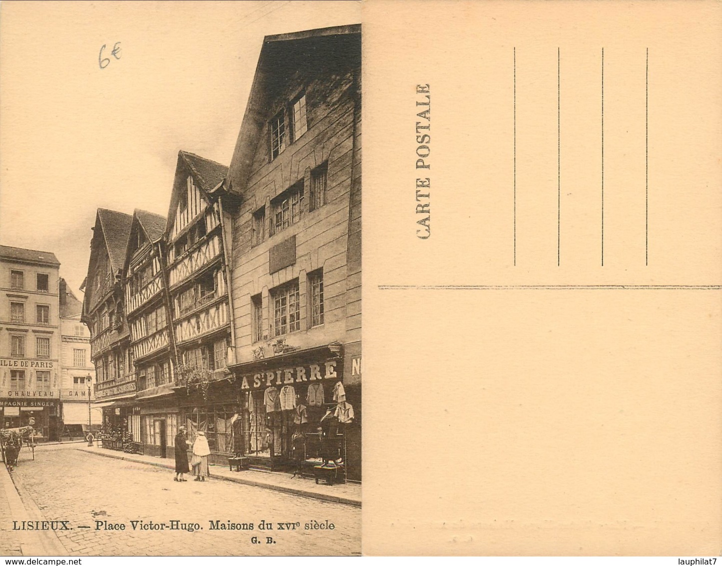 [501354]B/TB//-France  - (14) Calvados, Lisieux, Place Victor Hugo, Maisons Du XVIe Siècle - Lisieux