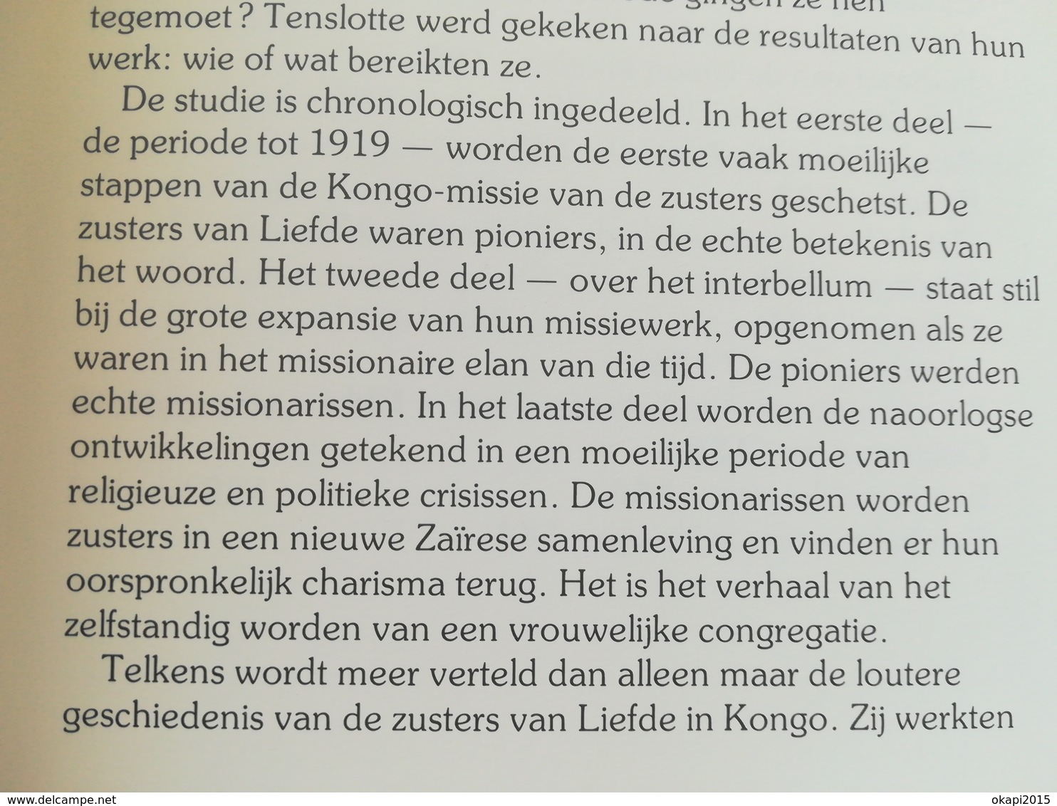 100 JAAR ZUSTERS VAN LIEFDE J. M. IN ZAÏRE 1891 - 1991 boek geschiedenis régionalisme Congo Kolonie België Belgique