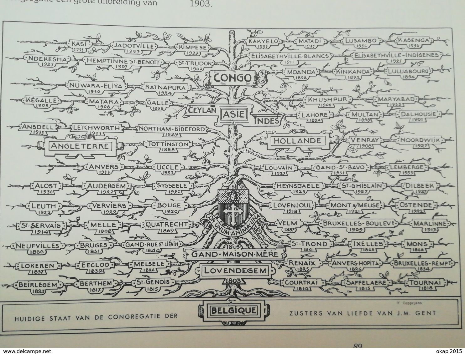 100 JAAR ZUSTERS VAN LIEFDE J. M. IN ZAÏRE 1891 - 1991 boek geschiedenis régionalisme Congo Kolonie België Belgique