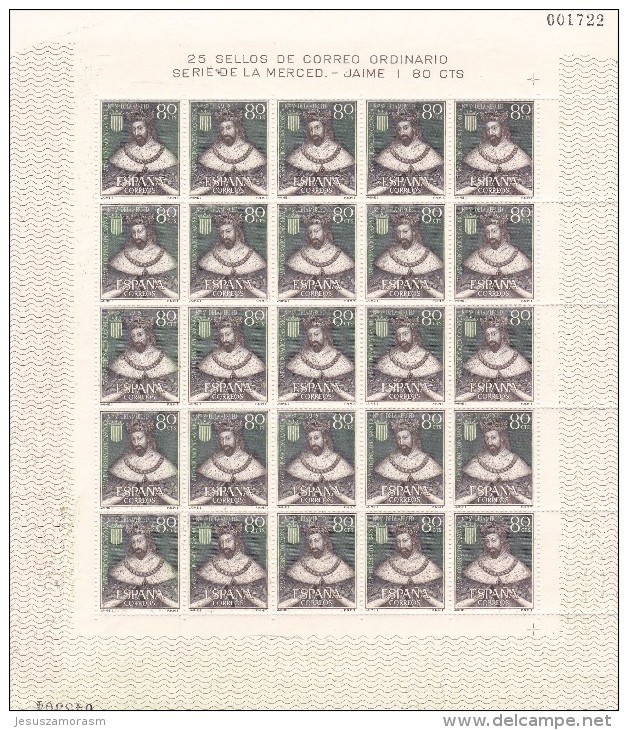 España Nº 1521 Al 1525 - 25 Series - Nuevos