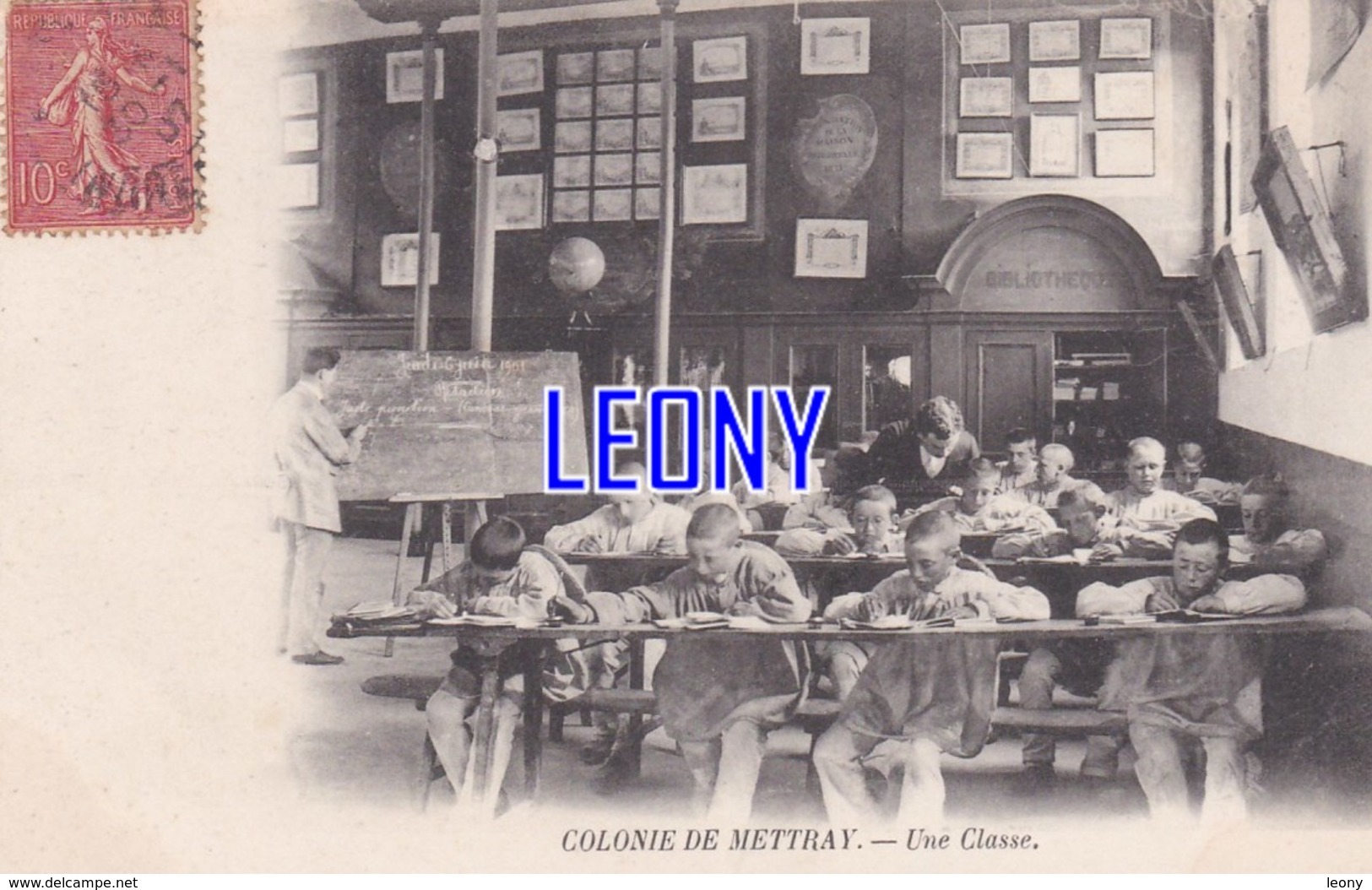 CPA De METTRAY (37) - COLONIE DE METTRAY - Une CLASSE - ANIMATIONS - Mettray