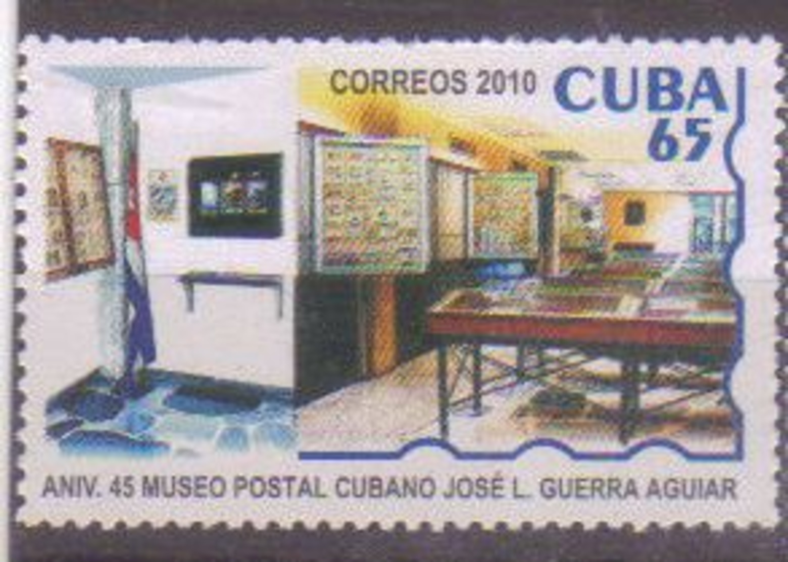 Cuba 2010 45th Anniversary Of Postal Museum 1v MNH - Museums