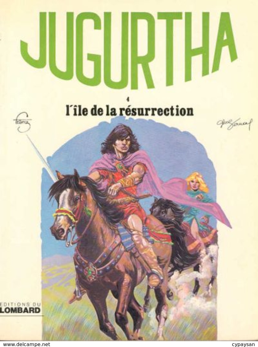 Jugurtha T 04  L'île De La Résurrection  EO SOUPLE  BE LOMBARD 01/1979 Vernal Franz (BI1) - Editions Originales (langue Française)