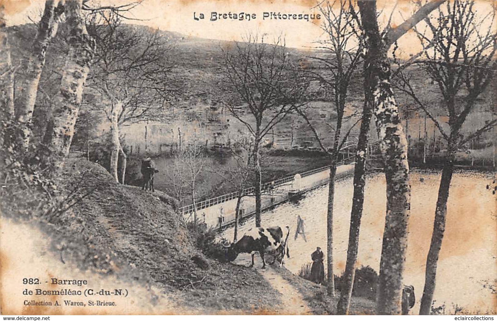 Bosméléac      22     Le Barrage       (voir Scan) - Bosméléac