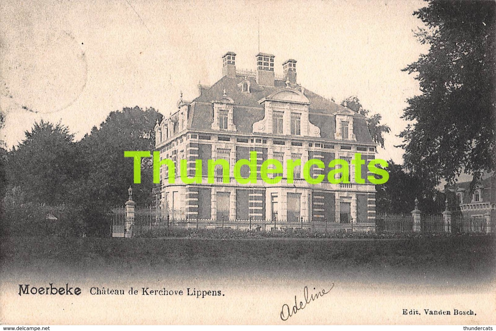 CPA MOERBEKE WAES WAAS CHATEAU DE MR KERCHOVE LIPPENS - Moerbeke-Waas