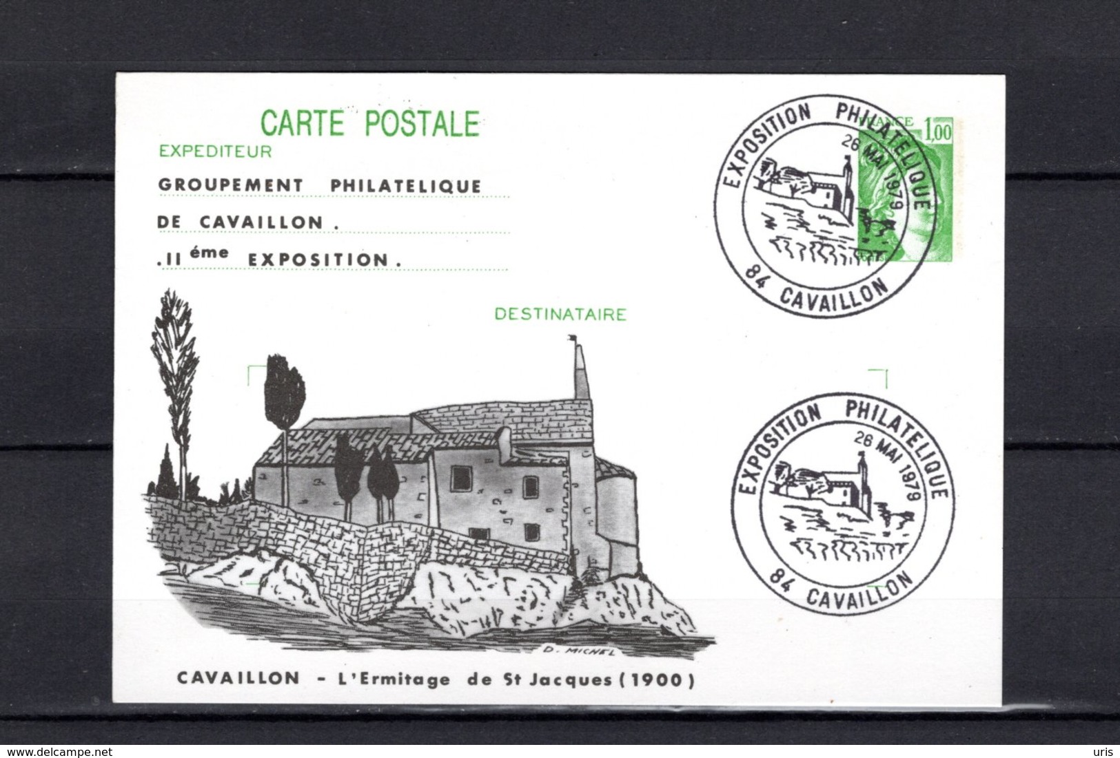 FRANCE  LUXE  C M  EXPOSITION  PHILATELIQUE  CAVAILLON  26/5/79 - 1980-1989