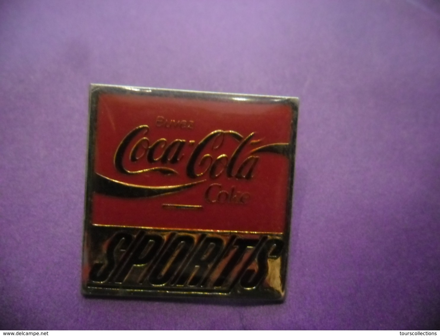 Pin's COCA COLA COKE SPORTS @ PINS 25 Mm X 25 Mm - Coca-Cola