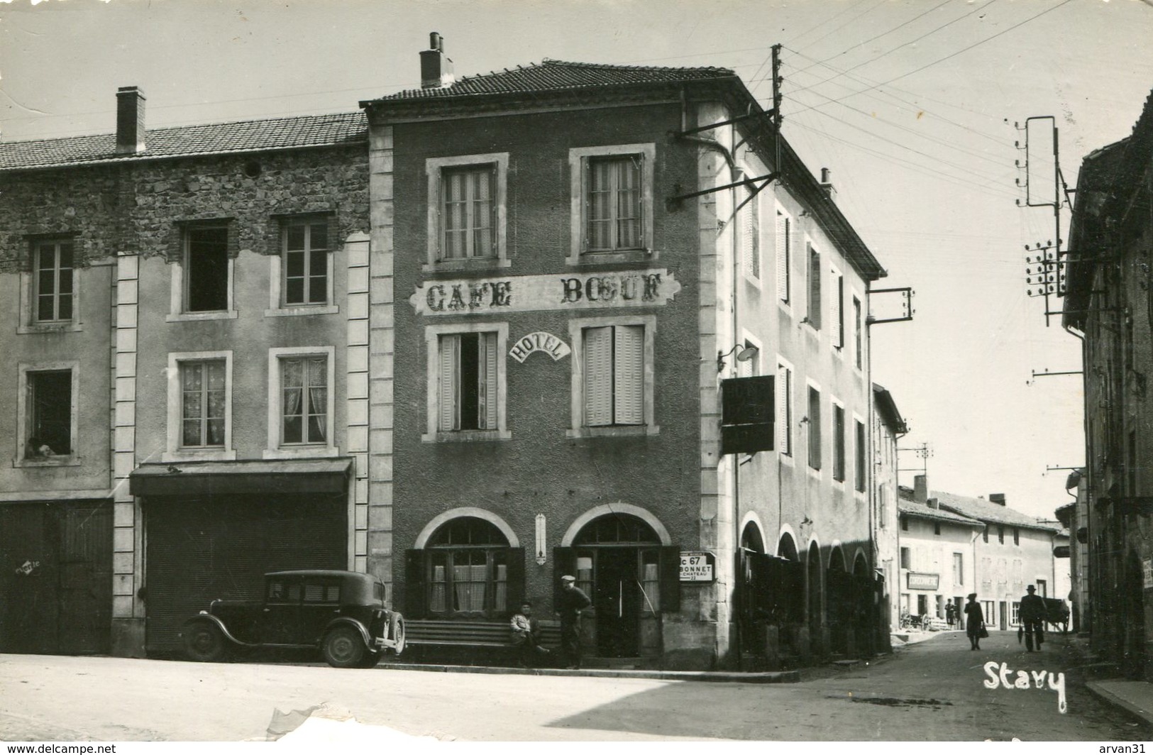 St ANTHÊME - ROUTE De VIVEROLS Et HÔTEL BOEUF - - Autres & Non Classés