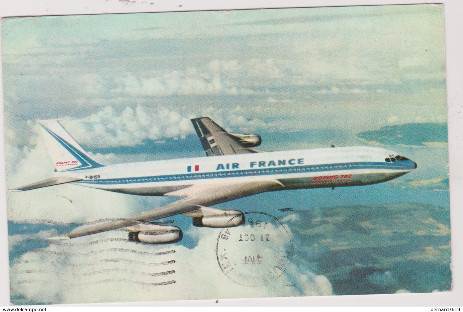 Aviation Boeing 707 International  Air France - 1946-....: Ere Moderne