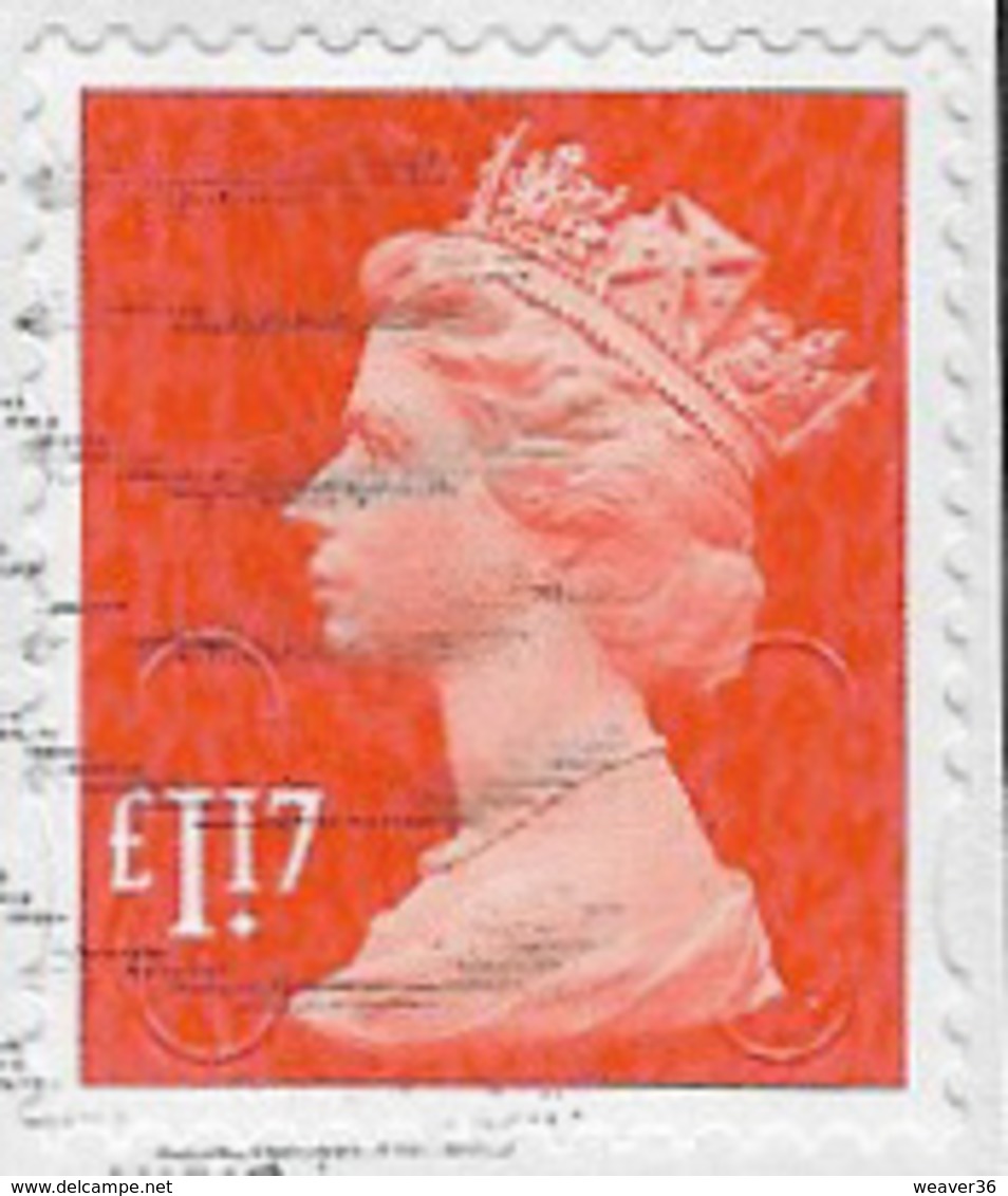 GB SG U2933a 2017 Machin £1.17 M17L MAIL Good/fine Used [36/30306/ND] - Machins