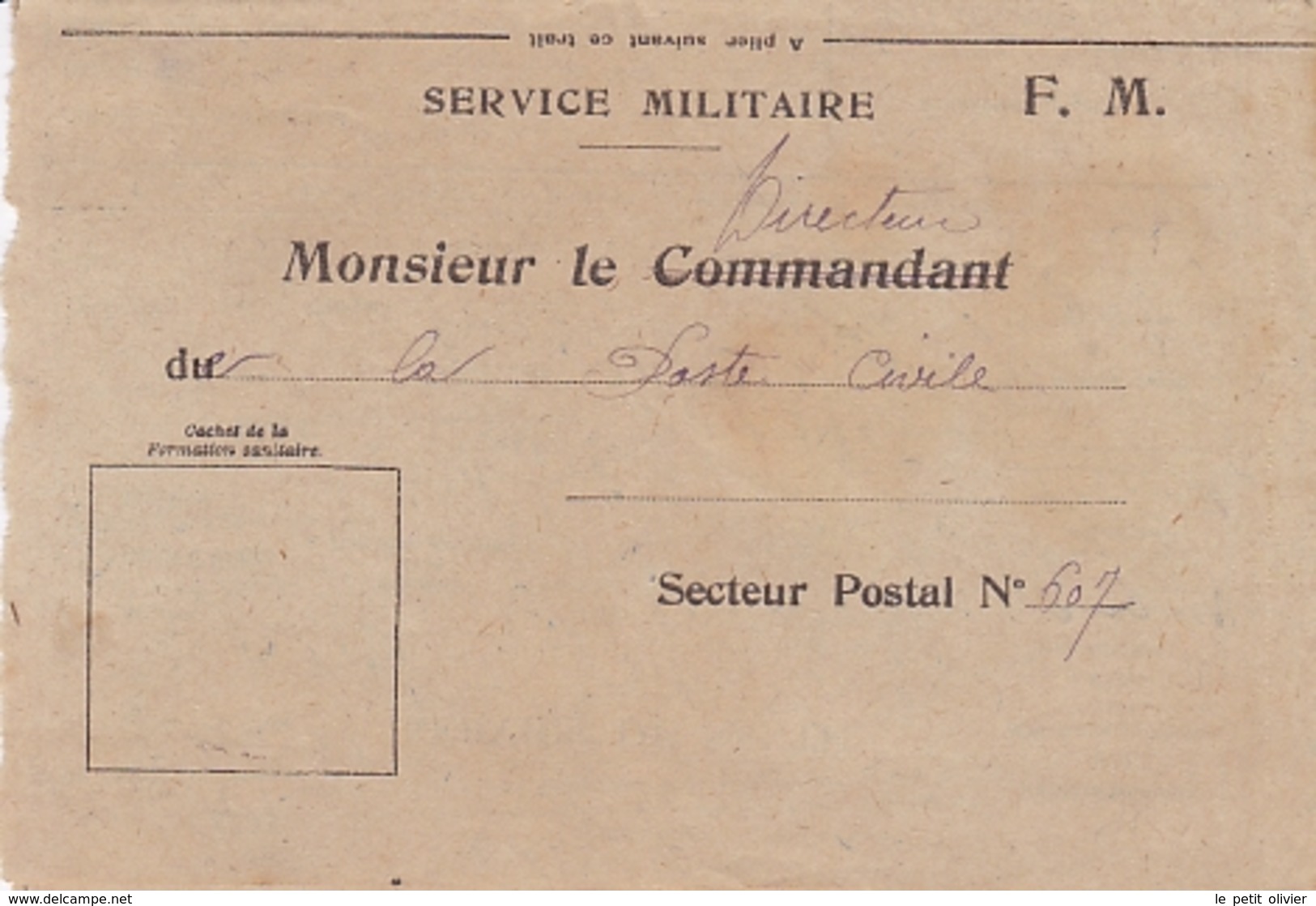 BULLETIN DU SERVICE DE SANTE DE L INFIRMERIE - AMBULANCE DE ALEXANDRETTE PROTECTORAT FRANCAIS EN TURQUIE EN DATE / 1921 - Documents