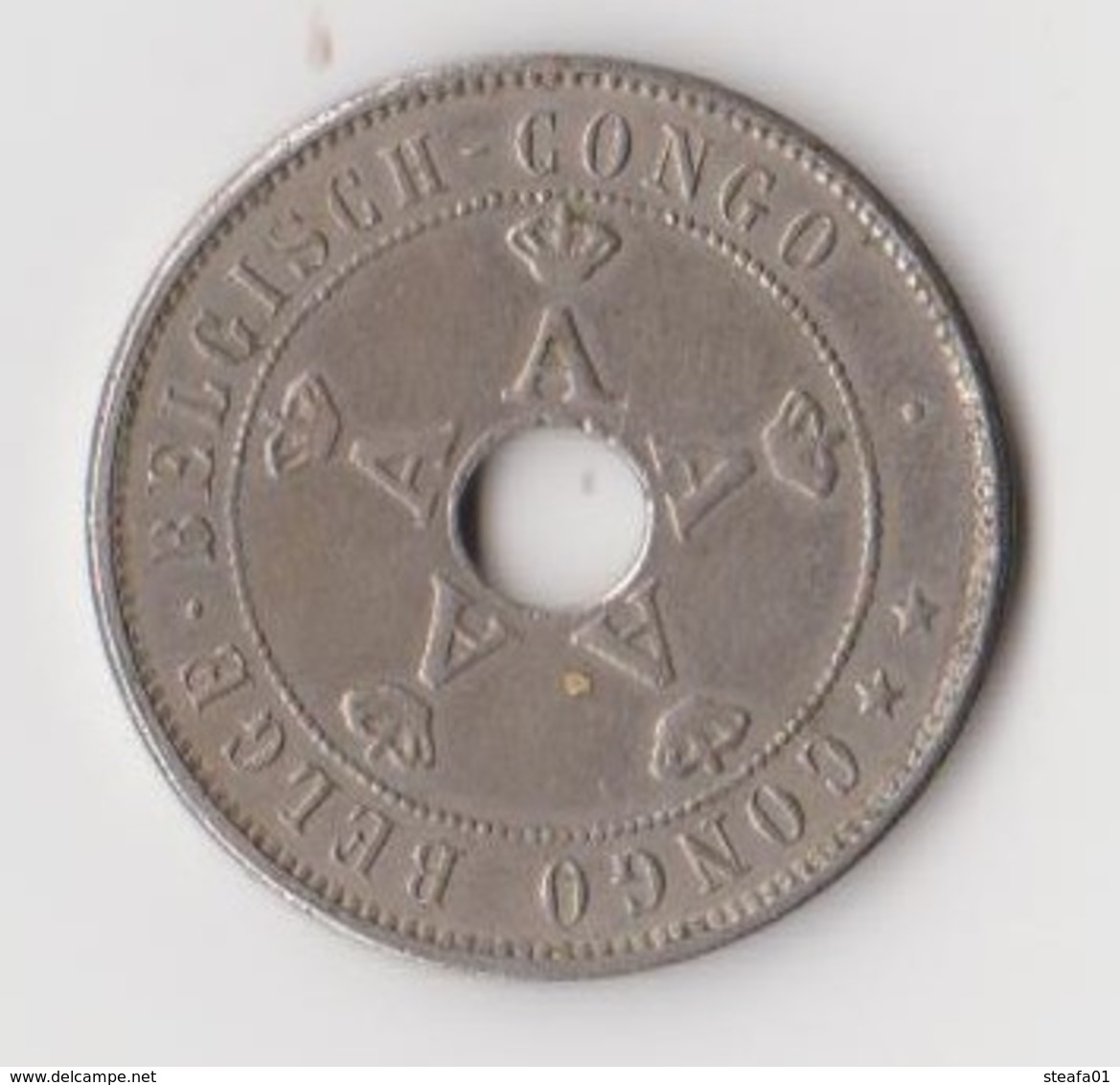 Congo Belge, Belgisch Congo, Albert I, 20 Cent 1911 !!! - 1910-1934: Albert I