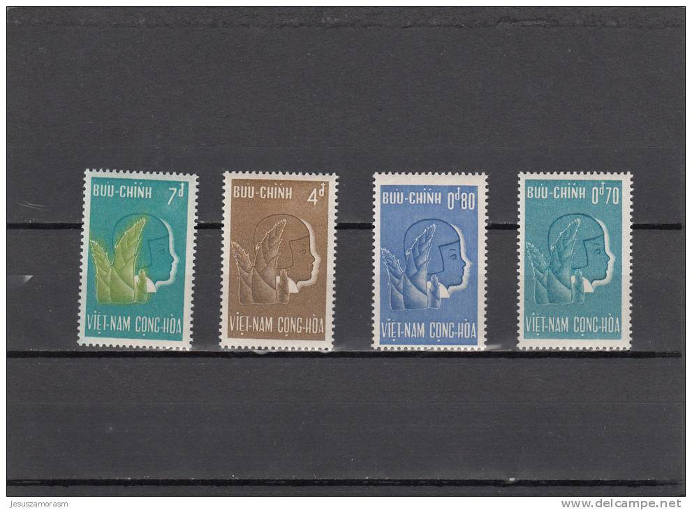 Vietnam Del Sur Nº 157 Al 160 - Vietnam