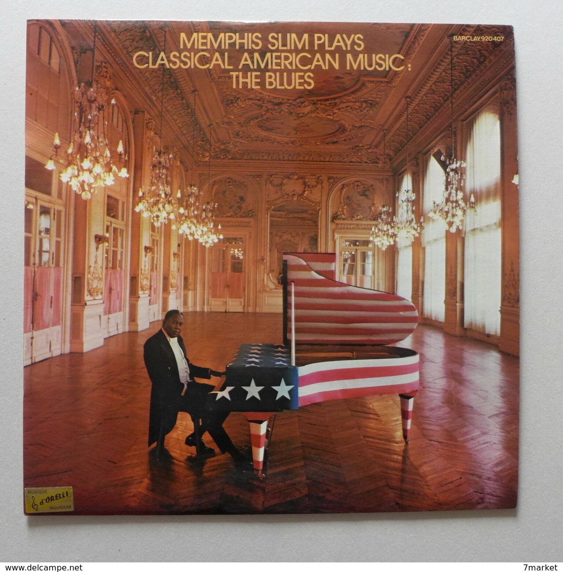 LP/ Memphis Slim Plays Classical American Music -  The Blues - Blues