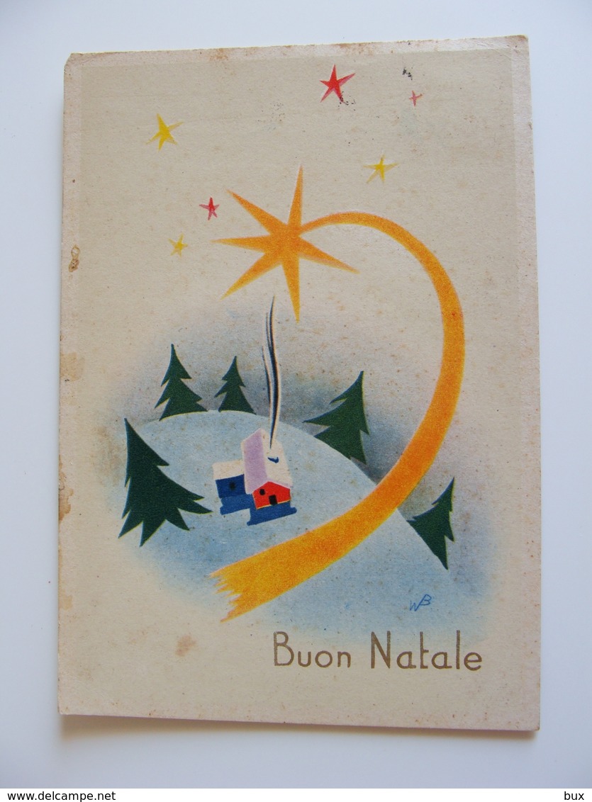 BUON NATALE  NOEL      POSTCARD USED    CONDITION PHOTO FORMATO  GRANDE - Altri & Non Classificati