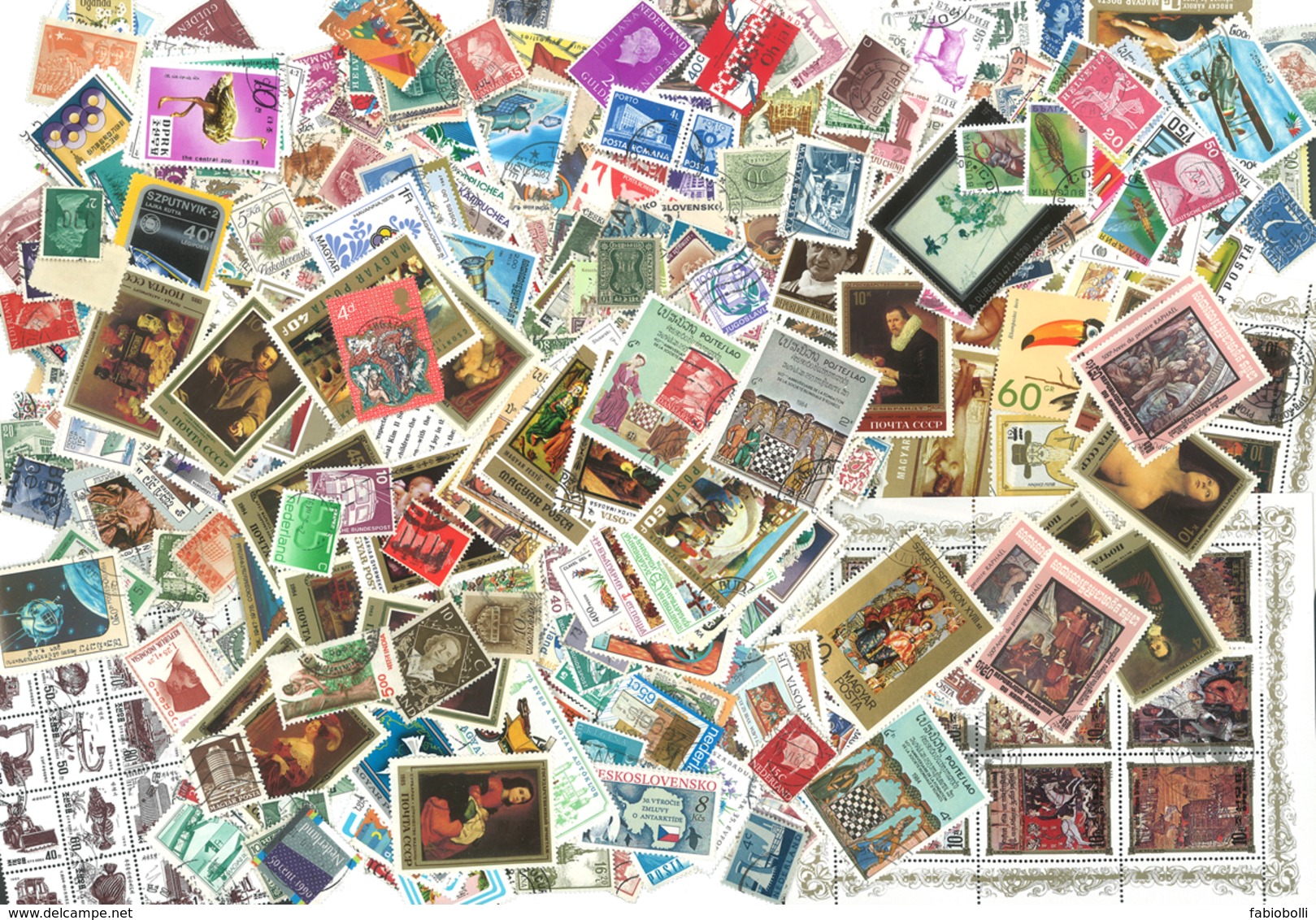 LOTTO DI 1000 MONDIALI USATI (60 Grammi Netti) - Lots & Kiloware (mixtures) - Min. 1000 Stamps