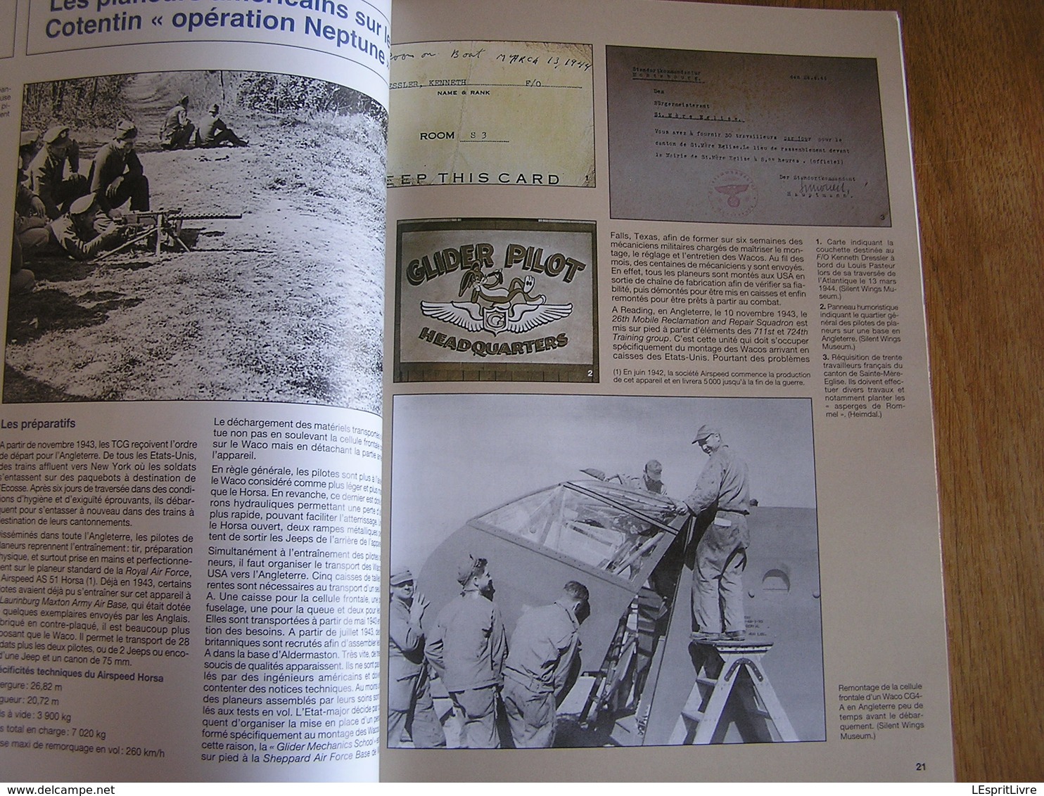 HISTORICA Hors Série N° 88 Guerre 40 45 Débarquement Normandie 1944 Les Planeurs du Jour J US Army Airborne Sainte Marie