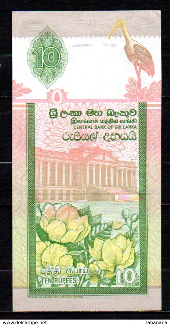 625-Sri Lanka Billet De 10 Rupees 2004 M444 - Sri Lanka