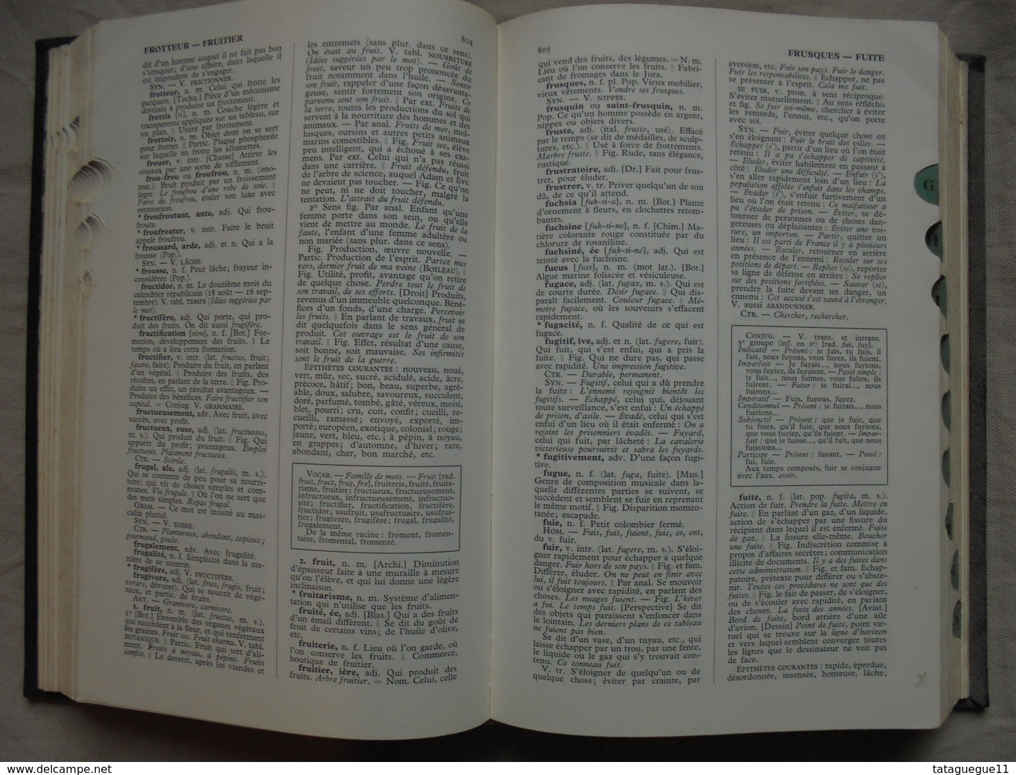 Ancien - 2 Dictionnaires QUILLET De La Langue Française E-O / P-Z 1959 - Dictionaries