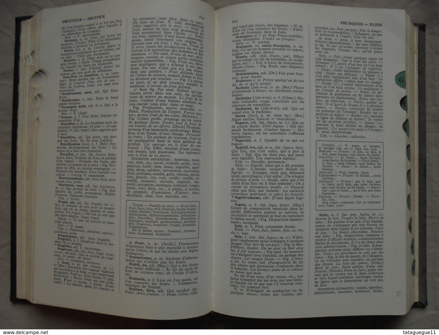 Ancien - 2 Dictionnaires QUILLET De La Langue Française E-O / P-Z 1959 - Dictionnaires