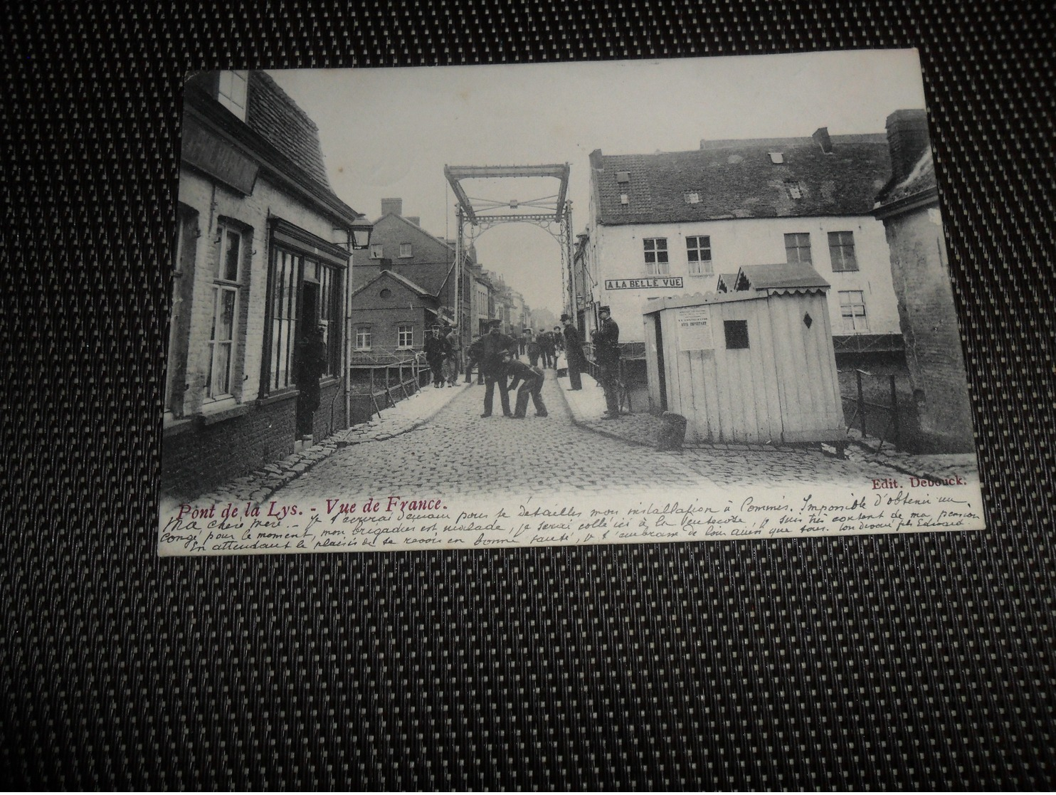 Comines  Komen - Waasten  Pont De La Lys ( Leie )  Vue De France   Frontière  Douane - Comines-Warneton - Komen-Waasten