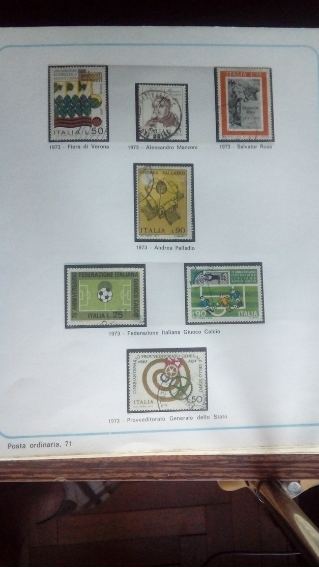 francobolli varie epoche italia 1957 - 1989 freschi