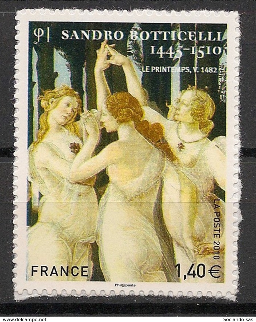 France - 2010 - N°Yv. A509 - Botticelli - Autocollant - Neuf Luxe ** / MNH / Postfrisch - Altri & Non Classificati