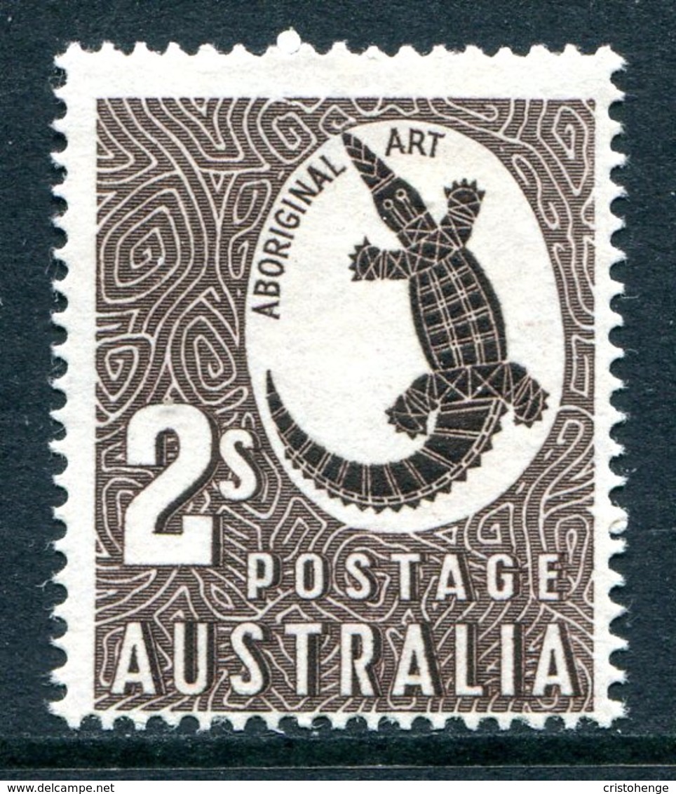 Australia 1948-56 Definitives - No Wmk. - 2/- Aboriginal Art HM (SG 224f) - Neufs