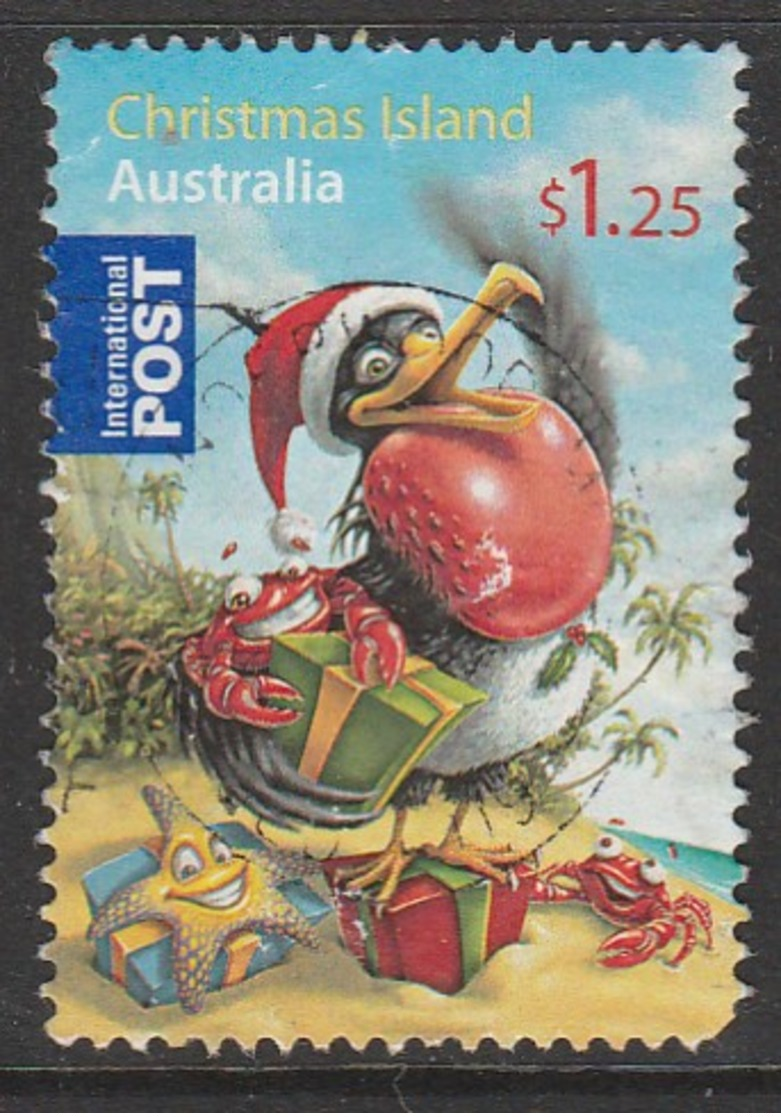 Christmas Island 2009 Christmas $1.25 Multicoloured  SW 655 O Used (Blunt Corner) - Christmas Island