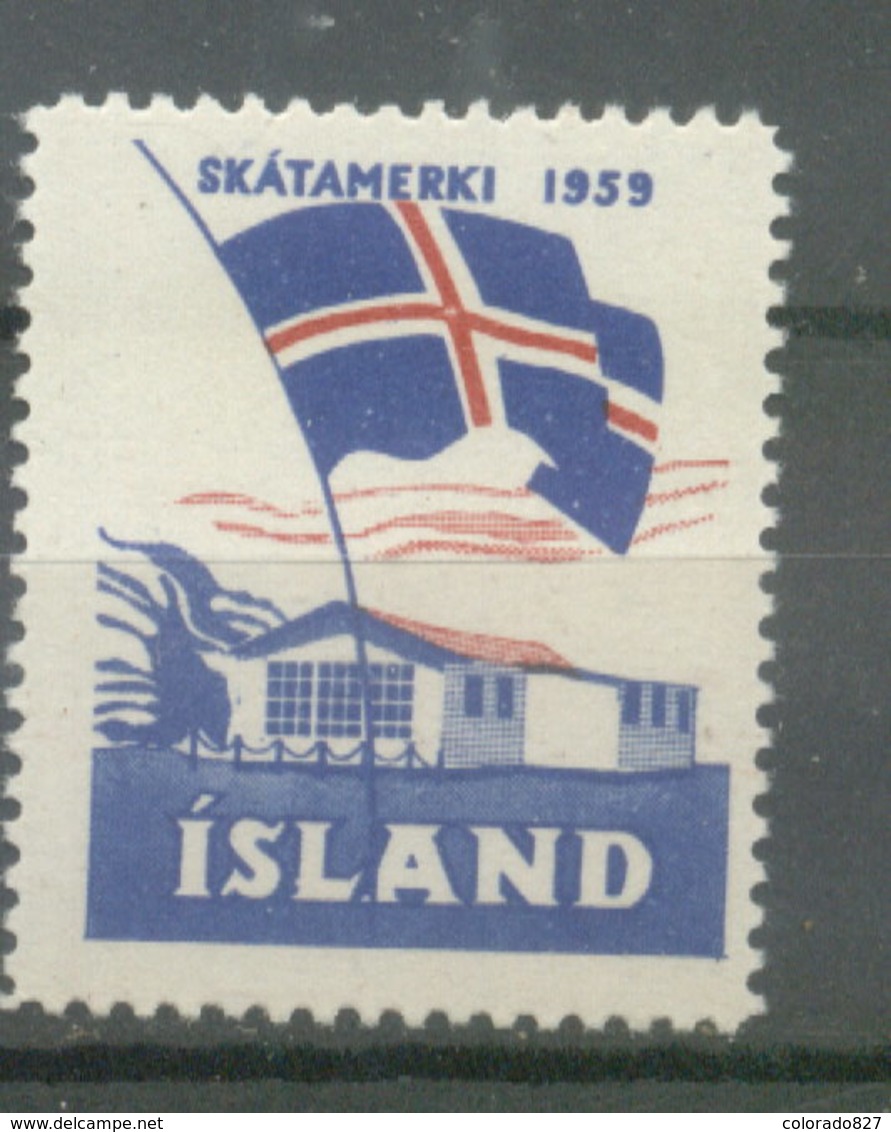 ISLAND CINDERELLAS - SKATAMERKI 1959 (#5115) - Franking Labels