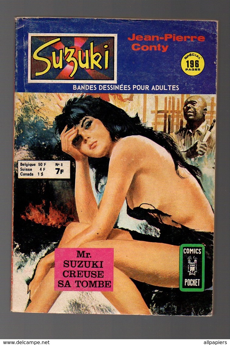 Petit Format Suzuki N°8 Mr Suzuki Creuse Sa Tombe Par Jean-Pierre Conty De 1976 - Arédit & Artima