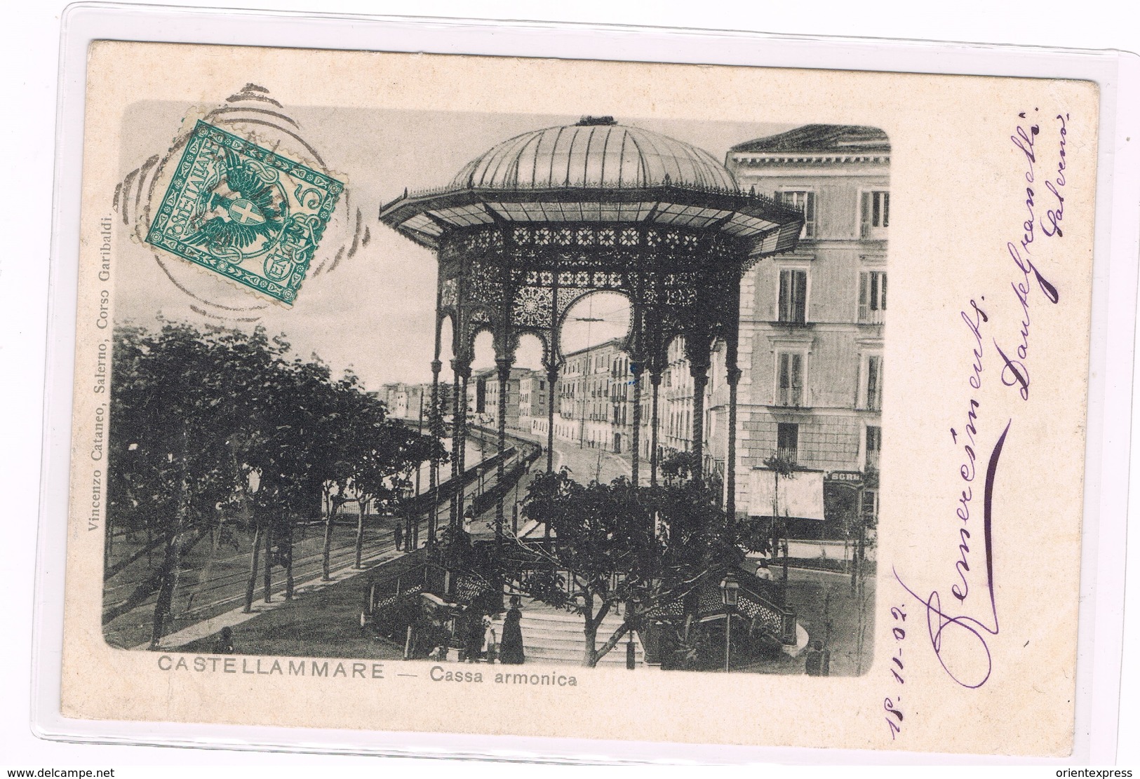 Castellammare Di Stabia Napoli  1902 Casa Armonica - Napoli