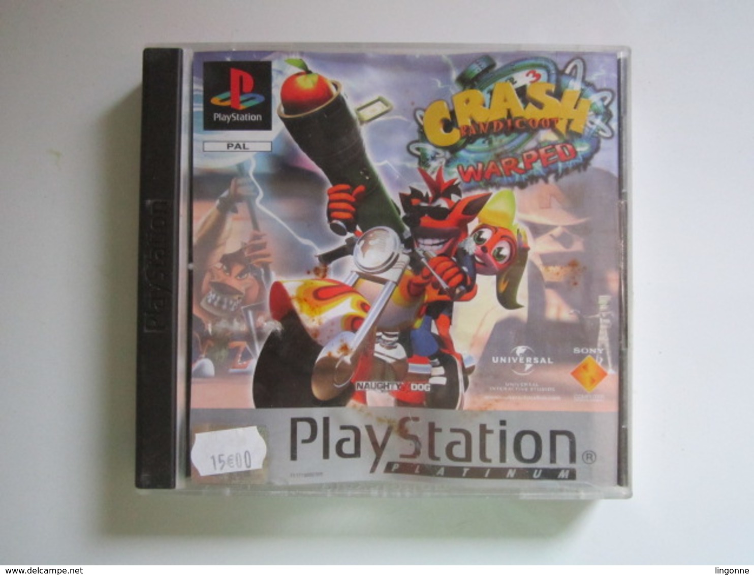 Sony PlayStation CRASH BANDICOOT 3 WARPED - Autres & Non Classés