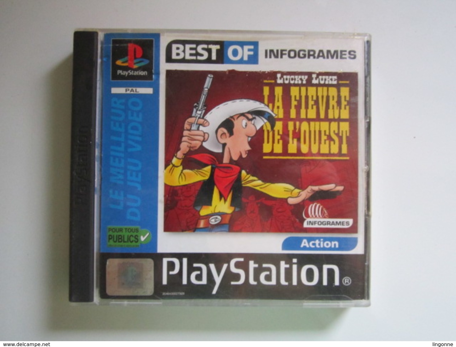 Sony PlayStation LUCKY LUKE LA FIÈVRE DE L'OUEST - Other & Unclassified