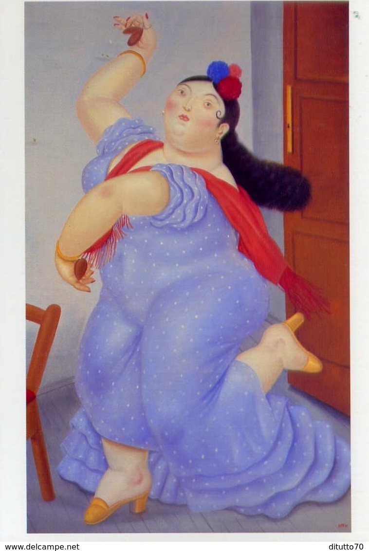 Botero Fernando - Bailarina - Dancer 1984 - Formato Grande Non Viaggiata – E 11 - Altri & Non Classificati