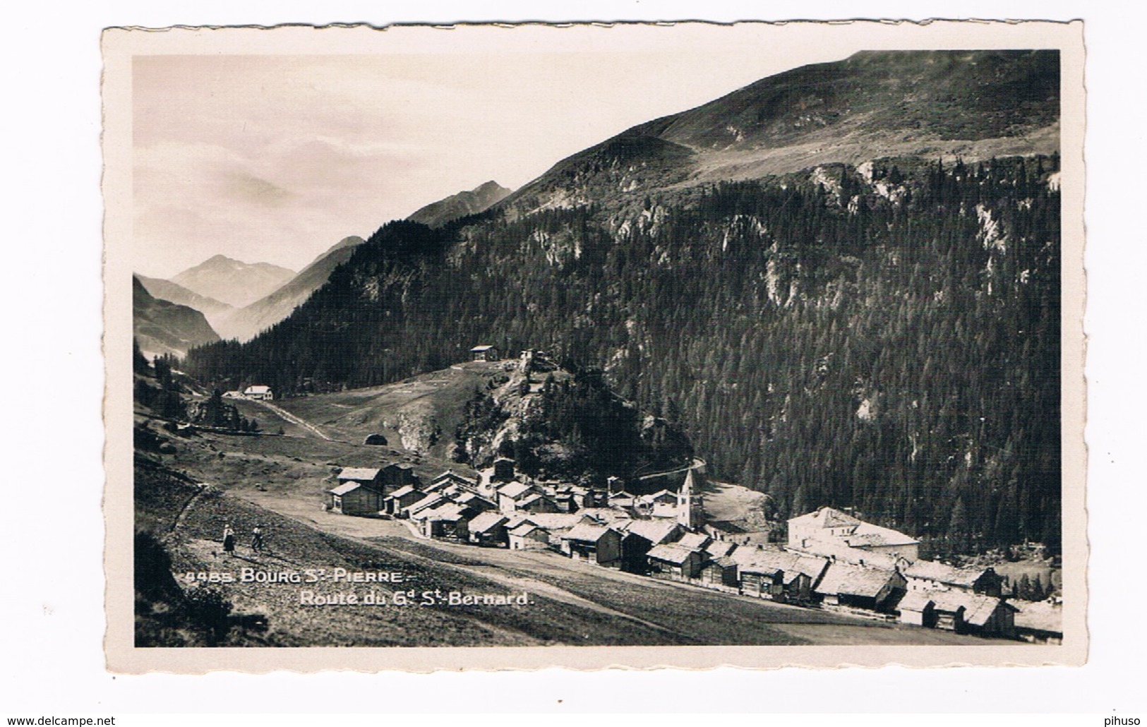 CH-5511  BOURG SAINT PIERRE : Route Du St. Bernard - Bourg-Saint-Pierre 