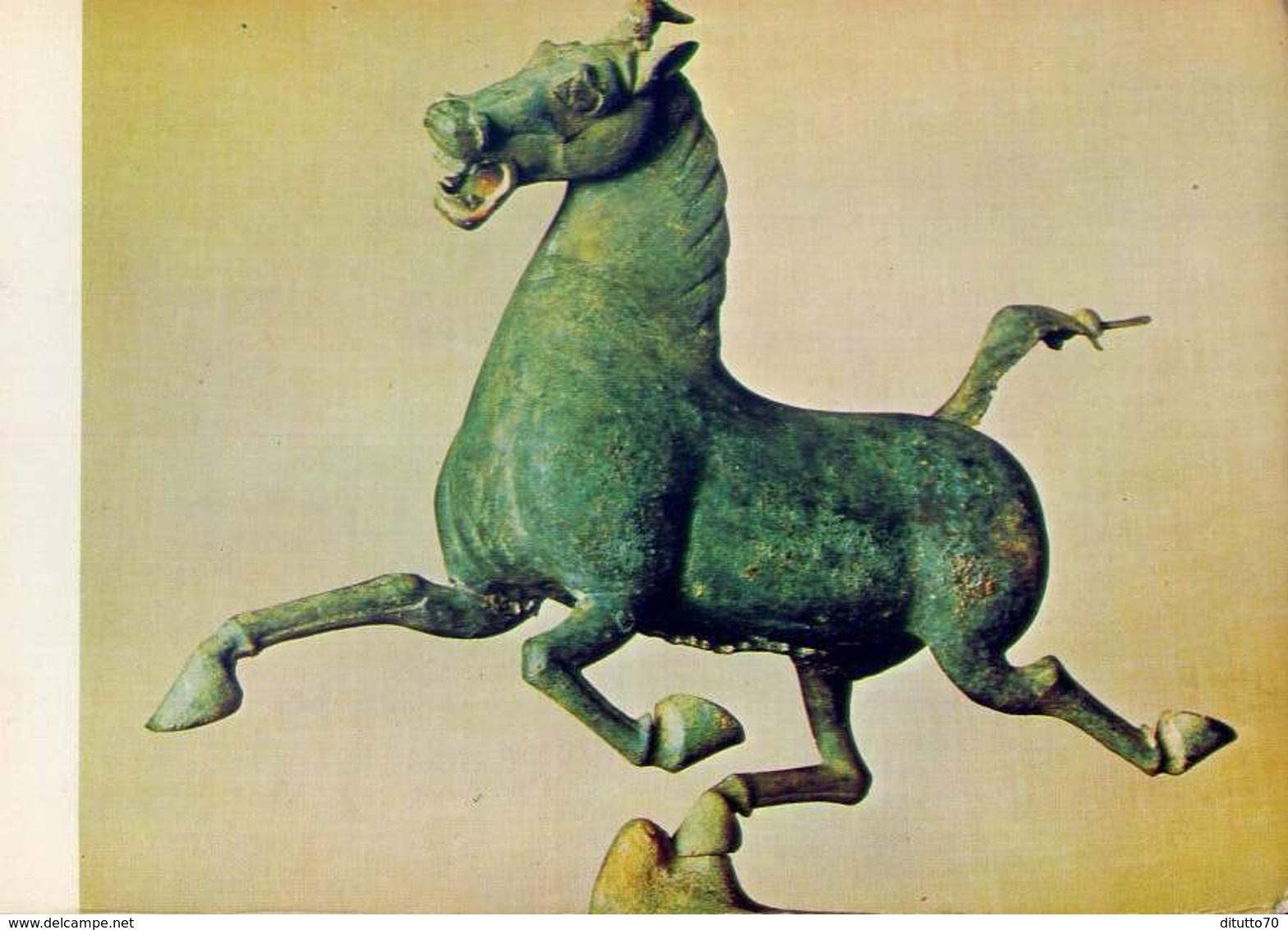 Cheval Volant - Bronze - Chiene Epoque Des Han Posterieurs - Formato Grande Non Viaggiata – E 11 - Altri & Non Classificati