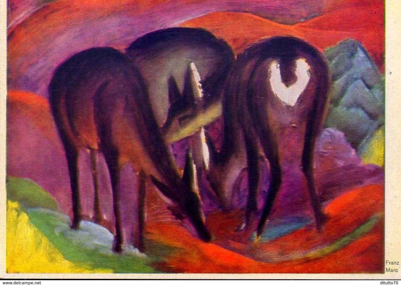 Franz Marc - Formato Grande Non Viaggiata – E 11 - Altri & Non Classificati