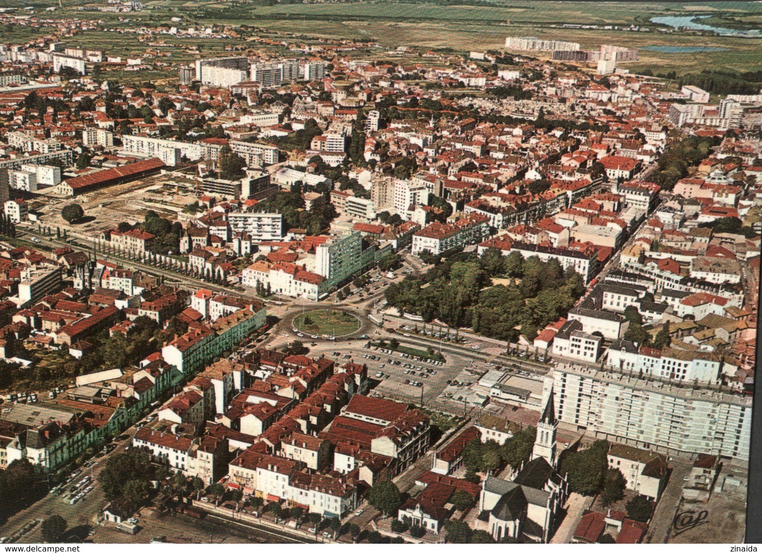 CARTE POSTALE DE CHALON SUR SAONE - VUE AERIENNE - Chalon Sur Saone