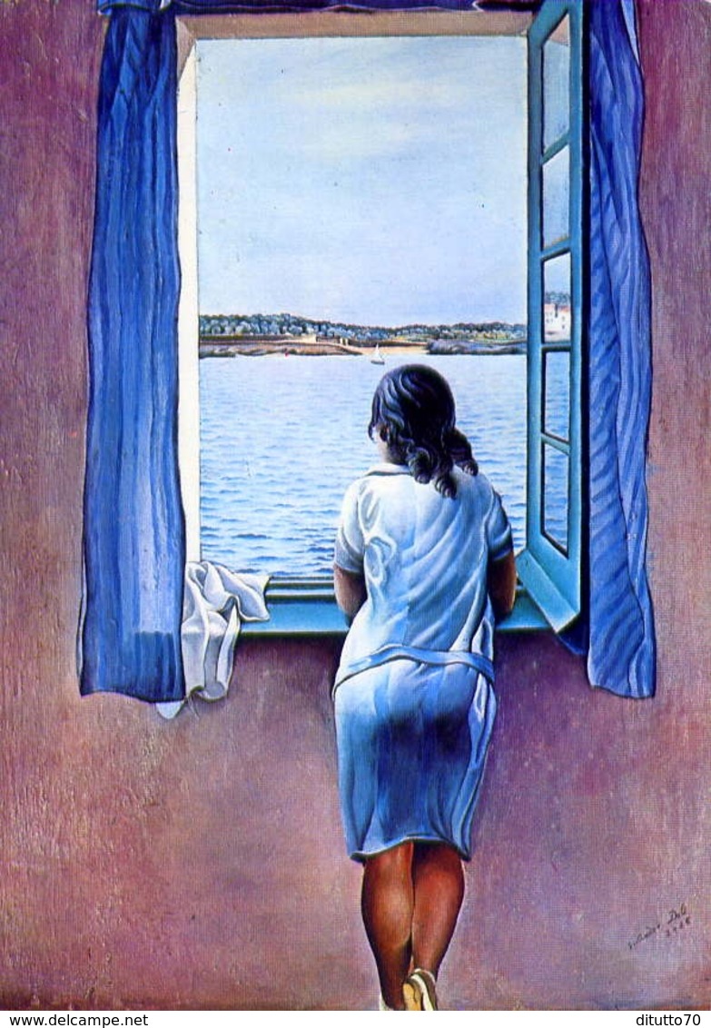 Oslo - Salvador Dali - Girl At The Window - Formato Grande Non Viaggiata – E 11 - Altri & Non Classificati