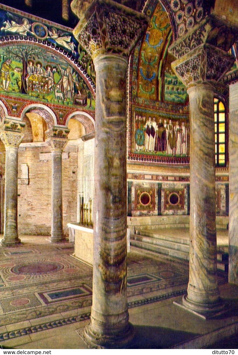 Ravenna - Tempio Di S.vitale - Scorcio Della Parete A Destra Dell'abside - Formato Grande Non Viaggiata – E 11 - Altri & Non Classificati