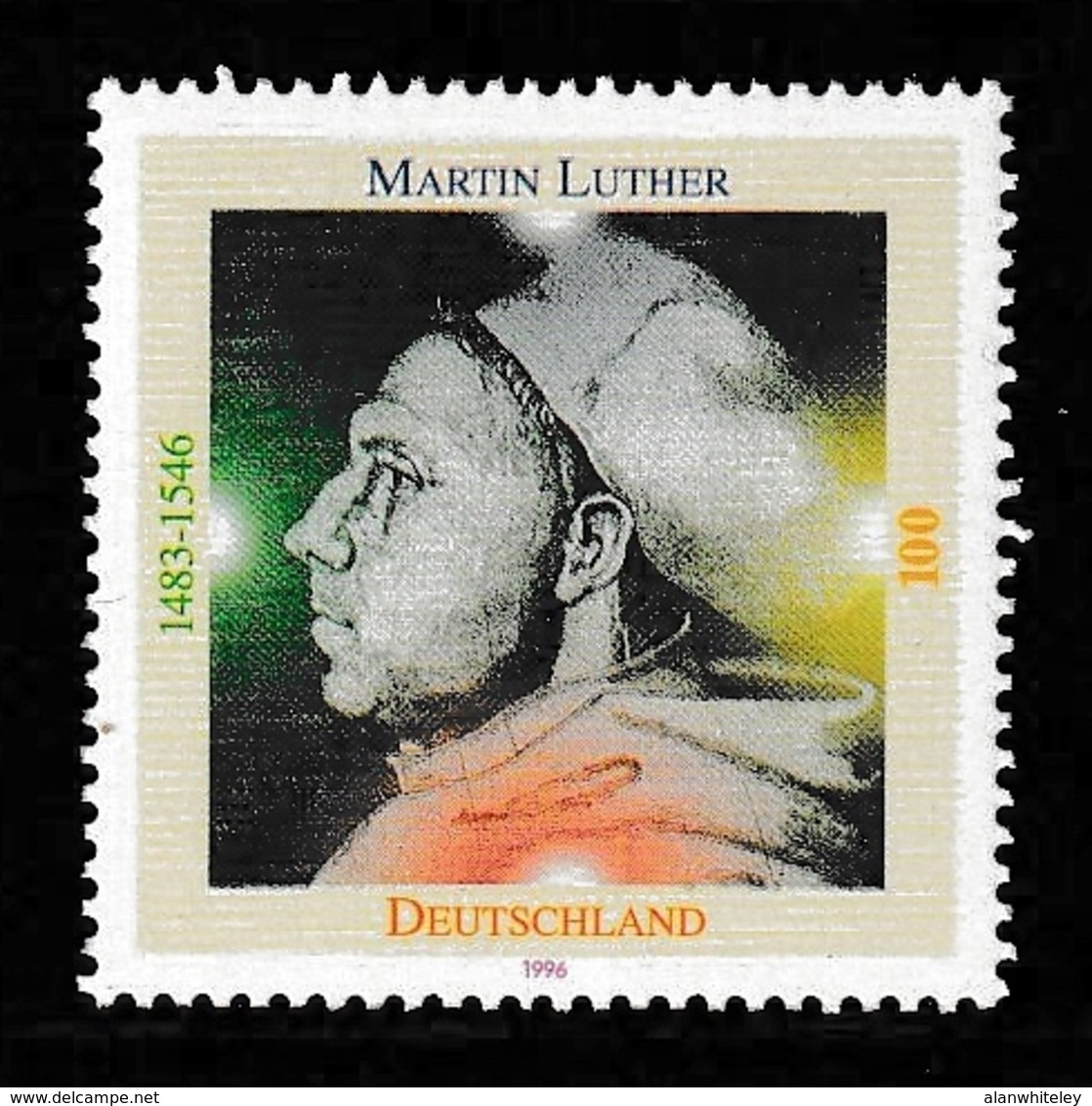 GERMANY 1996 450th Death Anniversary Of Martin Luther: Single Stamp UM/MNH - Théologiens