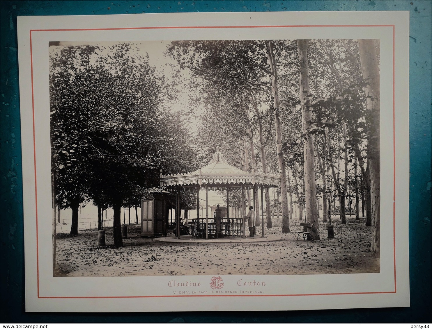 VICHY - SOURCE DU PARC  - Photographie Ancienne Albuminée De Claudius Couton - Anciennes (Av. 1900)