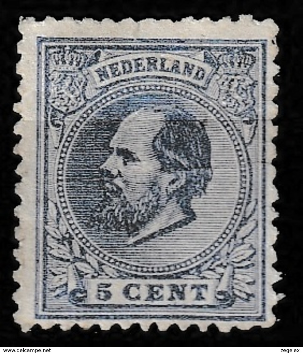 1872 Koning Willem III 5 Ct.  NVPH 19 Ongestempeld - Ongebruikt