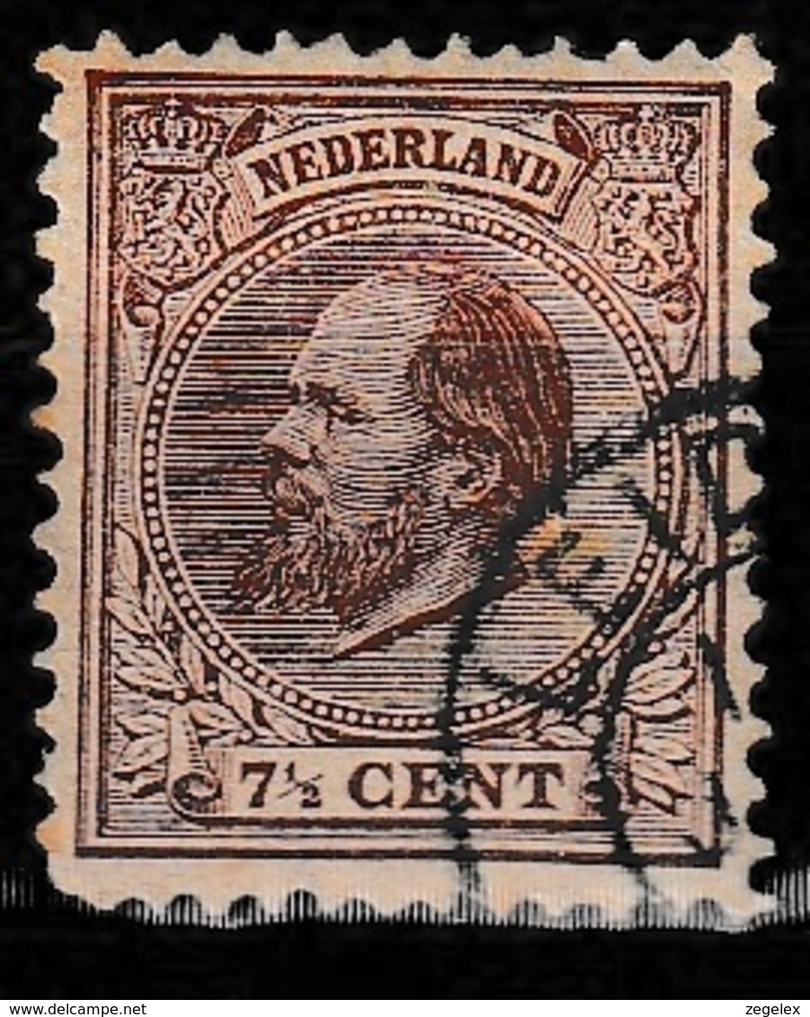 1872 Koning Willem III 7,5 Ct.  NVPH 20 - Gebraucht