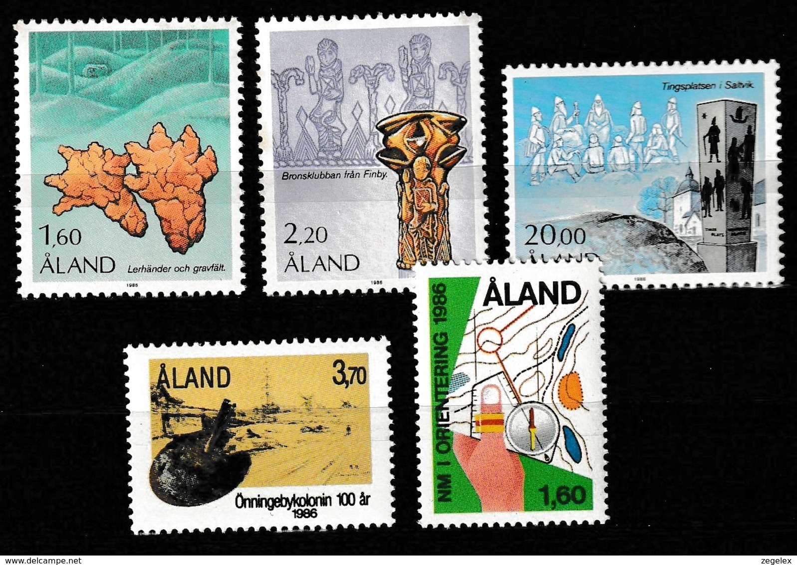 Aland 1986 - Year Complete MNH/**/Postfrisch - Aland