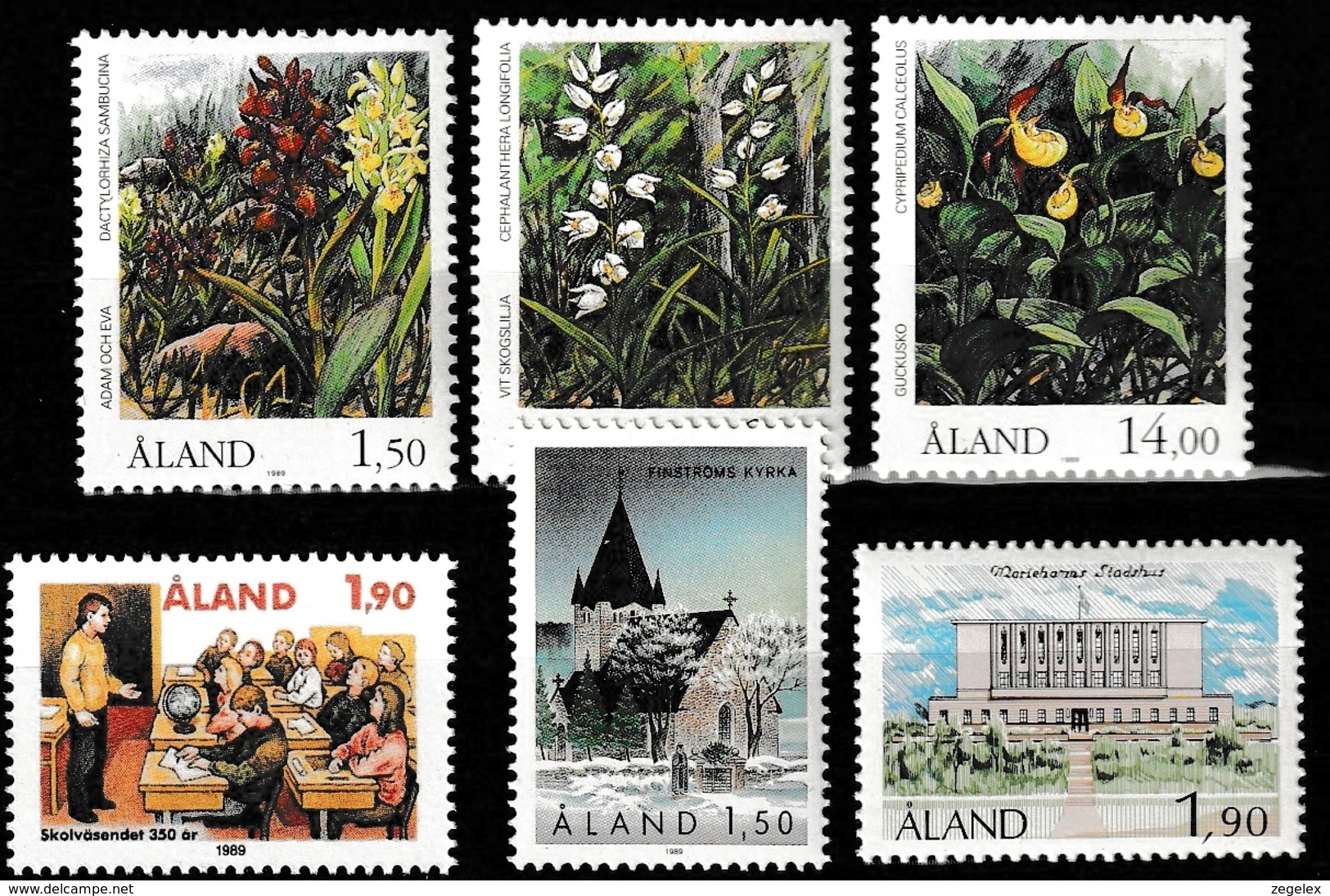 Aland 1989 - Year Complete MNH/**/Postfrisch - Aland