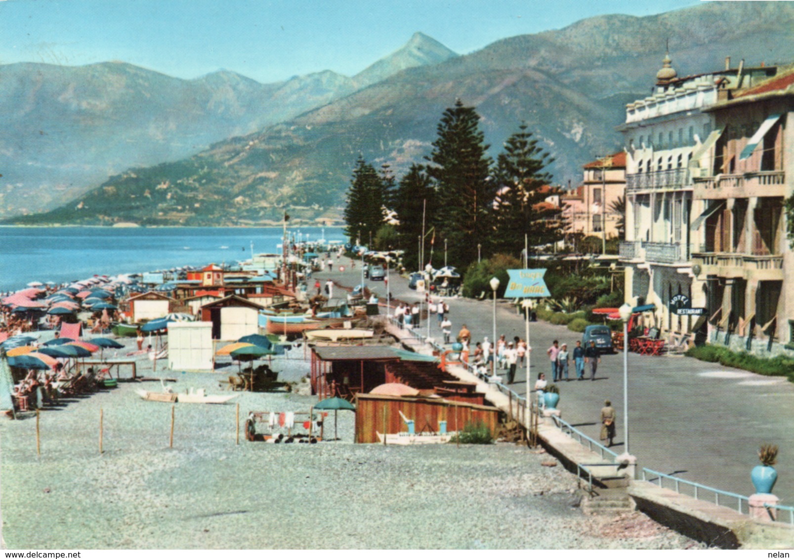 BORDIGHERA-RIVIERA DEI FIORI- VIAGGIATA  - F.G - Imperia